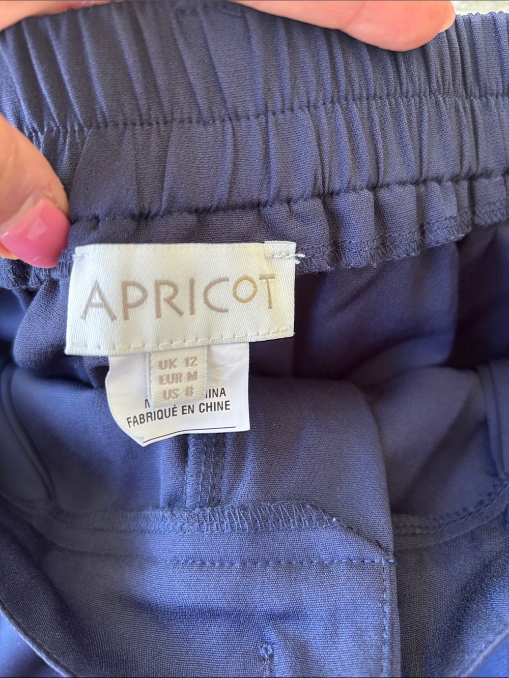APRICOT Navy High-Waist Wide Leg Tailored Shorts - Picture 5 of 13